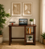 Sheesham Wood Office Desk with Drawer Storage