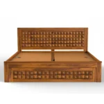 Sheesham Wood Storage Bed with Drawers - Image 6
