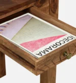 Sheesham Wood Study Table with Storage Drawer - Image 8