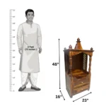 Sheesham wood temple for home - Image 3