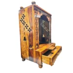 Sheesham wood temple with storage drawer - Image 5
