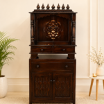 Shlok Solid Sheesham Wood Temple with Exquisite Handcrafted Finish