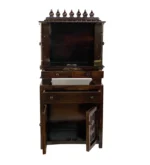Shlok Solid Sheesham Wood Temple with Exquisite Handcrafted Finish - Image 4
