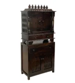 Shlok Solid Sheesham Wood Temple with Exquisite Handcrafted Finish - Image 5