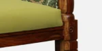 Siena Sheesham Wood 2 Seater Sofa in Premium Teak Finish - Image 9