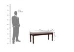 Solid Sheesham Wood 6 Seater Dining Table Set with Natural Finish - Image 4
