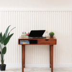 Solid Wood Study Table with Keyboard Tray