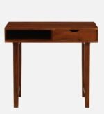 Solid Wood Study Table with Keyboard Tray - Image 4
