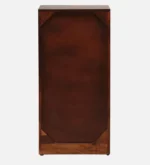 Sutherby Sheesham Wood Bar Cabinet in Scratch Resistant Caramel Teak Finish - Image 8
