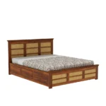 Tivoli Sheesham Wood Bed with Storage in Honey Finish - Image 5