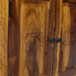 Urban Sheesham Solid Wood Multi-Storage Cabinet with Shelves and Drawer in Walnut Finish - Image 6