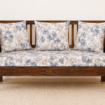 Valencia Sheesham Wood 2 Seater Sofa in Provincial Teak Finish