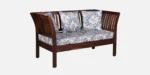Valencia Sheesham Wood 2 Seater Sofa in Provincial Teak Finish - Image 4
