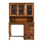 Valencia Sheesham Wood Study Desk in Walnut Finish - Image 4