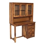 Valencia Sheesham Wood Study Desk in Walnut Finish - Image 7