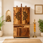 Vayra Solid Sheesham Wood Temple with Heritage Inspired Craftsmanship