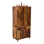 Vayra Solid Sheesham Wood Temple with Heritage Inspired Craftsmanship - Image 4