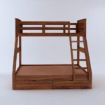 Velric Sheesham Wood Kids Bunk Bed with Ladder - Image 4