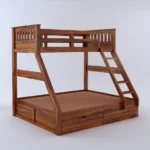 Velric Sheesham Wood Kids Bunk Bed with Ladder - Image 5
