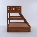 Velric Sheesham Wood Kids Bunk Bed with Ladder - Image 6