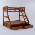 Velric Sheesham Wood Kids Bunk Bed with Ladder - Image 7