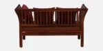 Verona Prime Sheesham Wood 2 Seater Sofa in Honey Oak Finish - Image 8