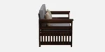 Verona Sheesham Wood 2 Seater Sofa in Walnut Finish - Image 5