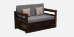 Verona Sheesham Wood 2 Seater Sofa in Walnut Finish - Image 6