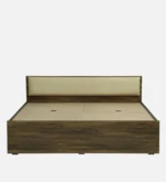 Veyron Sheesham Wood Bed with Storage in Teak Finish - Image 6