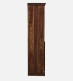 Whitmore Sheesham Wood Bar Cabinet in Scratch Resistant Honey Brown Finish - Image 8