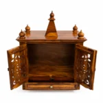Aveline Solid Sheesham Wood Temple with Classic Carved Design - Image 2