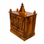 Aveline Solid Sheesham Wood Temple with Classic Carved Design - Image 4