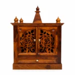 Aveline Solid Sheesham Wood Temple with Classic Carved Design - Image 5
