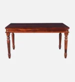 Samuel Solid Wood 6 Seater Dining Set with Fabric Upholstered Seating - Image 3