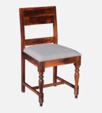 Samuel Solid Wood 6 Seater Dining Set with Fabric Upholstered Seating - Image 5