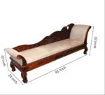 Wakefit Style Solid Sheesham Wood 3 Seater Sofa in Honey Finish - Image 2