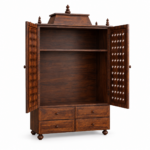 Aarohi Elegant Wooden Mandir with Timeless Traditional Design - Image 2