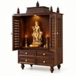 Aarohi Elegant Wooden Mandir with Timeless Traditional Design - Image 4