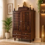 Aarohi Elegant Wooden Mandir with Timeless Traditional Design