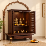 Saanvi Traditional Sheesham Wood Home Temple for Daily Pooja