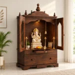Sanskriti Traditional Sheesham Wood Pooja Ghar