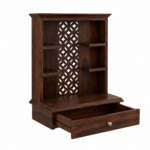 Tanvi Classic Wooden Pooja Mandir with Spacious Prayer Area - Image 4