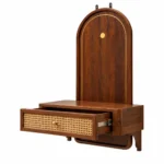 Vedika Handcrafted Wooden Pooja Mandir - Image 3